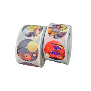 Etiquetas Adhesivas Personalizadas en Rollo de Papel Impermeable con Impresión en Dorado para Regalos, Manualidades y Embalaje (Frascos de Cosméticos y Café) - Product Image 3