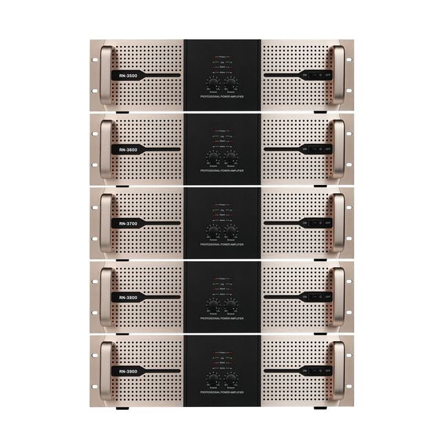 Professional 2x1800W 2 Channel 3U Class D Stereo Power Amplifier Rack Mount Bridgeable for Live Stage DJ KTV PA System