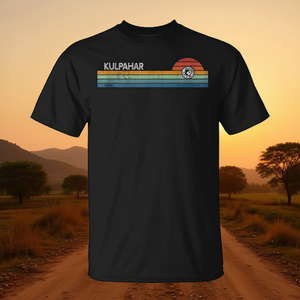 Kulpahar India Uttar Pradesh Retro Sunset Rainbow Synth Idea Tank Top T-Shirt Style vintage promotionnel - Product Image 3
