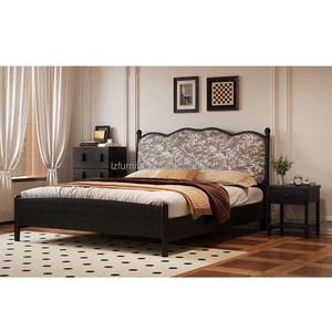 Modern Luxury Eco-friendly Durable 3-5 Star <b>Full</b> Hotel Bedroom <b>Sets</b> Double <b>Bed</b> Frame Commercial Use Customizable - Product Image 1