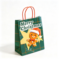 Sacs en papier kraft blanc et brun de qualité alimentaire avec poignées, personnalisables avec logo, pour plats à emporter, cadeaux et shopping