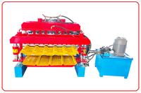 Machine de formage à froid à double couche pour la fabrication de tôles de toiture en acier, haute vitesse, entièrement automatique avec système de contrôle PLC