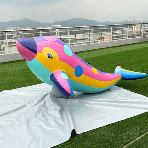 Flotador Inflable de Delfín para Piscina y Playa, Juguete Acuático Seguro para Niños y Adultos, Flotador Inflable de Delfín - Product Image 3