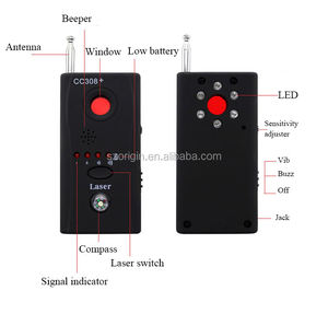 Sinyal dedektörü Anti-casus CC308 + ses hata bulucu GPS sinyal RF kamera dedektörü - Product Image 5