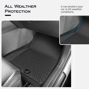 5D 3D Tpe Para Todo Clima Bandeja Cubre Pisos Para Autos Funda Para Piso <span class=keywords><strong>Del</strong></span> Maletero <span class=keywords><strong>Del</strong></span> Auto - Product Image 5