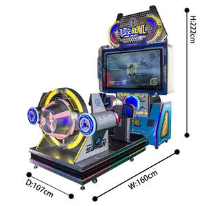 Machine de jeu personnalisée à pièces Simulateur de <span class=keywords><strong>conduite</strong></span> automobile Simulateur de <span class=keywords><strong>voiture</strong></span> de course de véhicule spatio-temporel - Product Image 5