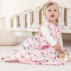 Winter Baby Sleep Sack 12-18 Months 100% Cotton Soft Warm Wearable <b>Blanket</b> for <b>Newborn</b> Infant - Product Image 1