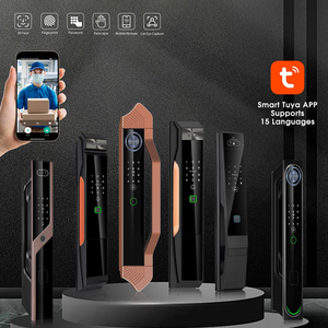 <span class=keywords><strong>Serratura</strong></span> Intelligente Automatica K10 Tuya con Riconoscimento Facciale 3D e Impronte Digitali, Connessione WIFI per Porte in Alluminio e Legno - Product Image 3