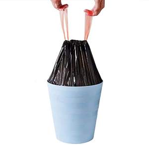 Bolsas de Basura Enrollables con Cordón, Precio de Fábrica, Bolsas de Plástico para Cocina con Logotipo Personalizado - Product Image 1