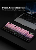 Nouveau clavier de jeu filaire RGB à 99 touches, avec interface USB-C, rétroéclairage complet N-Key Rollover, touches dégradées imprimées latéralement, bouton rotatif ergonomique