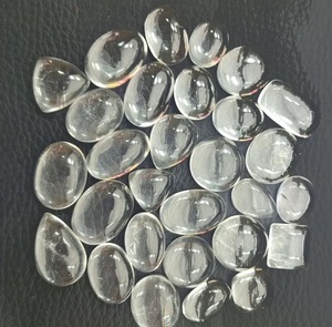 Cuarzo cristalino natural a precio muy económico, 98% transparente, piedra de palma para sanación, masajes y decoración, en oferta. - Product Image 1