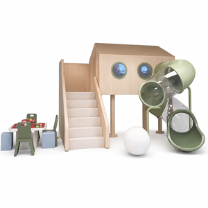 Équipement de jeu intérieur pour enfants avec toboggan, de fabrication d'origine, pour la petite enfance, la garderie, les activités parent-enfant et les hôtels, à usage commercial - Product Image 4