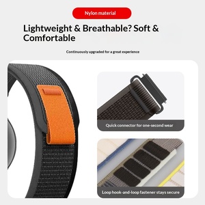 Bracelet de montre Upro Outdoor Sport en nylon, boucle Trail, 18 mm, 20 mm, 22 mm, pour Huawei Samsung Galaxy Watch, bracelet de remplacement respirant - Product Image 2