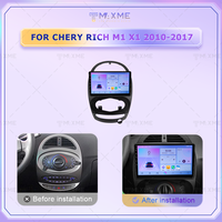 Cadre de lecteur DVD de voiture pour 2010 + CHERY RIICH M1/ X1 2DIN Auto AC Black LHD RHD Auto Radio Multimedia NAVI Fascia