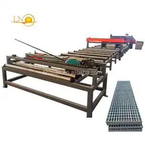 Heavy duty steel grating making machine