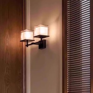 Chinese Style <b>Wall</b> Lamp Led <b>Light</b> Source E27 Bulb Base Multi Head For Hotel Corridor Bedroom Club - Product Image 1