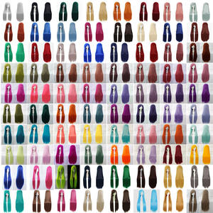 Peluca de Cosplay Larga y Lisa de 100 cm (40 Pulgadas) de Colores Variados, Ideal para Fiestas, Gran Venta - Product Image 1