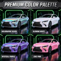 Vinilo para Envoltura de Autos en Negro Brillante y Negro Mate, Película de PVC de Doble Acabado, Autoadhesiva, con Liberación de Aire, para Cambio de Color Automotriz