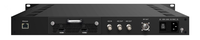 Modulateur d'encodage Digicast Metal DVB-S/S2/S2X HEVC MPEG-4 TS pour IPTV CATV Tête de réseau de télévision numérique
