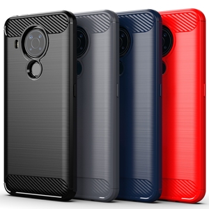Jmax ultrafino a prueba de golpes de fibra de carbono enfoque automático texturizado Anti Scratch TPU funda de teléfono para <span class=keywords><strong>NOKIA</strong></span> 5,3 1,3 2,4 3,4 5,4 1,4 8,3 <span class=keywords><strong>5G</strong></span> - Product Image 2