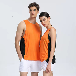 OEM Custom Summer Fashion Men's Black <b>White</b> Patchwork Low Cut Sleeveless <b>tank</b> <b>Top</b> Men Gym Bodybuilding Clothing Fitness Vest - Product Image 2