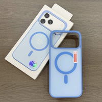 Étui de téléphone magnétique mat de luxe pour iPhone 18 Pro Max 17 Air 13 14 15 16, coque arrière antichoc avec emballage de vente au détail