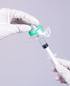 Kỵ nước PTFE ống tiêm lọc đường kính 4mm 13mm 25mm 33mm lỗ chân lông kích thước 0.22um 0.45um vô trùng đóng gói riêng - Product Image 4