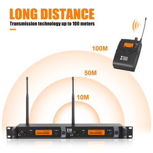 Xtuga Iem1200 Chuyên Nghiệp Giọng Nhạc Sân Khấu Cụ Màn Hình Uhf Không Dây Ý Nghĩa Trong Tai Hệ Thống Màn Hình Cho Màn Hình Sân Khấu Trong Tai - Product Image 4