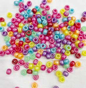 <span class=keywords><strong>Perles</strong></span> pour cheveux pour filles et enfants, 6 mm * 9 mm, 500 g par sac, pour <span class=keywords><strong>tresses</strong></span>, accessoires, <span class=keywords><strong>perles</strong></span> à gros trous pour <span class=keywords><strong>tresses</strong></span>, couleur transparente - Product Image 6