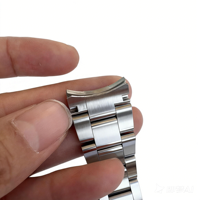 Correa de Reloj con Cierre Desplegable de 20mm 21mm para Rolex Oyster Submariner Daytona Dayjust Daydate