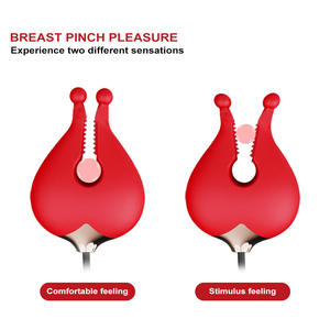 Nieuwe <span class=keywords><strong>Sex</strong></span> Product Erotische G Spot Dildo Vibrator Volwassen Seksspeeltjes Tepel Clip Klemmen Rose Vibrator Seksspeeltjes Voor Vrouw - Product Image 3