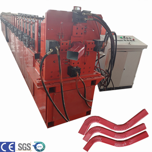 High Quality Customized Automatic Downspout Rain Water Gutter Bending Machine Square Stainless Steel Roll Forming Motor Core - Product Image 1