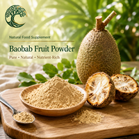 Natuurlijk Baobab Fruitpoeder Adansonia Digitata Voedingsmiddelkwaliteit Fruitpoeder