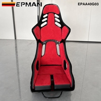 EPMAN Yarış Koltuğu Bucket Tipi JDM Euro Muscle Arabalar İçin Evrensel Uyumlu Tam Karbon Hafif Sürücü Koltuğu Yükseltmesi EPAA40G03