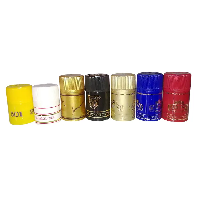 Tùy chỉnh rượu rượu chai thủy tinh thu nhỏ Capsule nắp chai cho chai rượu vang nắp con dấu rượu vang viên nang