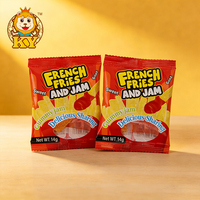 Wholesale Oem French Fries Shaped Soft Candy with Sweet Jam