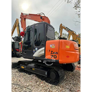 รถขุดขนาดเล็กราคาประหยัด 7 ตัน Hitachi Zx70 รถขุดมือสอง Zaxis75 80 120 130 160 200 210 240 270 350 360 เครื่องจักรก่อสร้าง - Product Image 1
