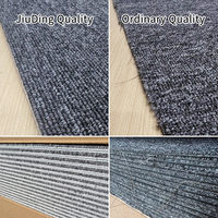 Wand-zu-Wand Teppich Nylon Hotelteppich Jacquard Gewebter Plüschteppich Maschinengefertigt Fleckresistent & Rutschfest für Flurnutzung
