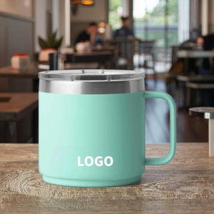 Tại Gói Hiện Đại Thép Không Gỉ Cốc Cà Phê Đôi Tường Cách Nhiệt Cho Nóng Đồ Uống Lạnh Phun Tráng Cốc Nước Thoải Mái Xử Lý - Product Image 5