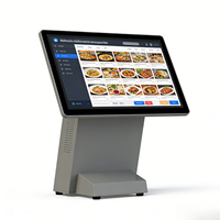 Système de point de vente Android 15,6 pouces, machine de facturation, processeur quadricœur, écran tactile, construction métallique, pour magasin de détail, directement de l'usine