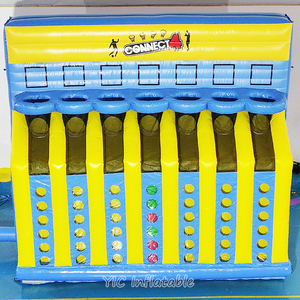 Juego de Baloncesto Inflable Comercial para Exteriores, Juego de Tiro Profesional Inflable Connect Four para Alquiler en Carnavales - Product Image 3