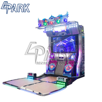 Machine d'arcade de jeu de danse Dance Dance Revolution avec écran LED de 55 pouces, machine d'arcade vidéo de danse à vendre