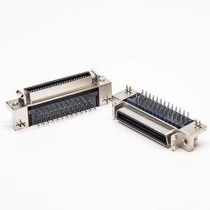 ขั้วต่อ SCSI 50 พิน แบบตัวเมีย ระยะห่างระหว่างขา 0.05 นิ้ว รุ่น 5-2232516-1 ซ็อกเก็ต SCSI 50 พิน MDR 50 พิน แบบมุมฉากชนิด DIP สำหรับอุปกรณ์อิเล็กทรอนิกส์ PCBA MDR 50 พิน - Product Image 1