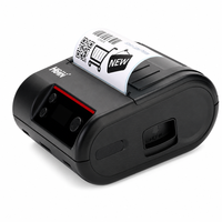 Mini-imprimante thermique portable 80 mm pour reçus, tickets et étiquettes autocollantes pour les commandes à emporter des restaurants et les bureaux de commande
