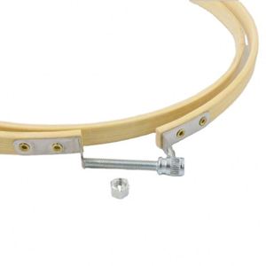 Hot Sale Natural Bamboo Eco-Friendly <b>Embroidery</b> Hoop <b>Frame</b> with Carved Music Folk Art Design for Chinese New Year - Product Image 2