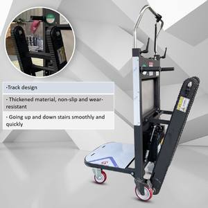 550lbs दो पहियों स्वचालित सीढ़ी चढ़ाई मशीन स्टील इलेक्ट्रिक सीढ़ी पर्वतारोही ट्रोली हैंड ट्रक - Product Image 5