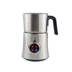 Mousseur à lait électrique Mf06 900 ml, base en acier inoxydable, puissant, pour café et latte art, forme cylindrique, alimentation secteur - Product Image 2