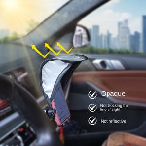 Parasol support de téléphone portable <span class=keywords><strong>parapluie</strong></span> anti-éblouissement pare-soleil pour voiture moto vélo avec compatibilité téléphone - Product Image 2
