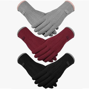 Guantes Delgados y Cálidos de Poliéster con Pantalla Táctil, Logotipo Personalizado, Guantes de Viaje Diarios para Mujer - Product Image 3