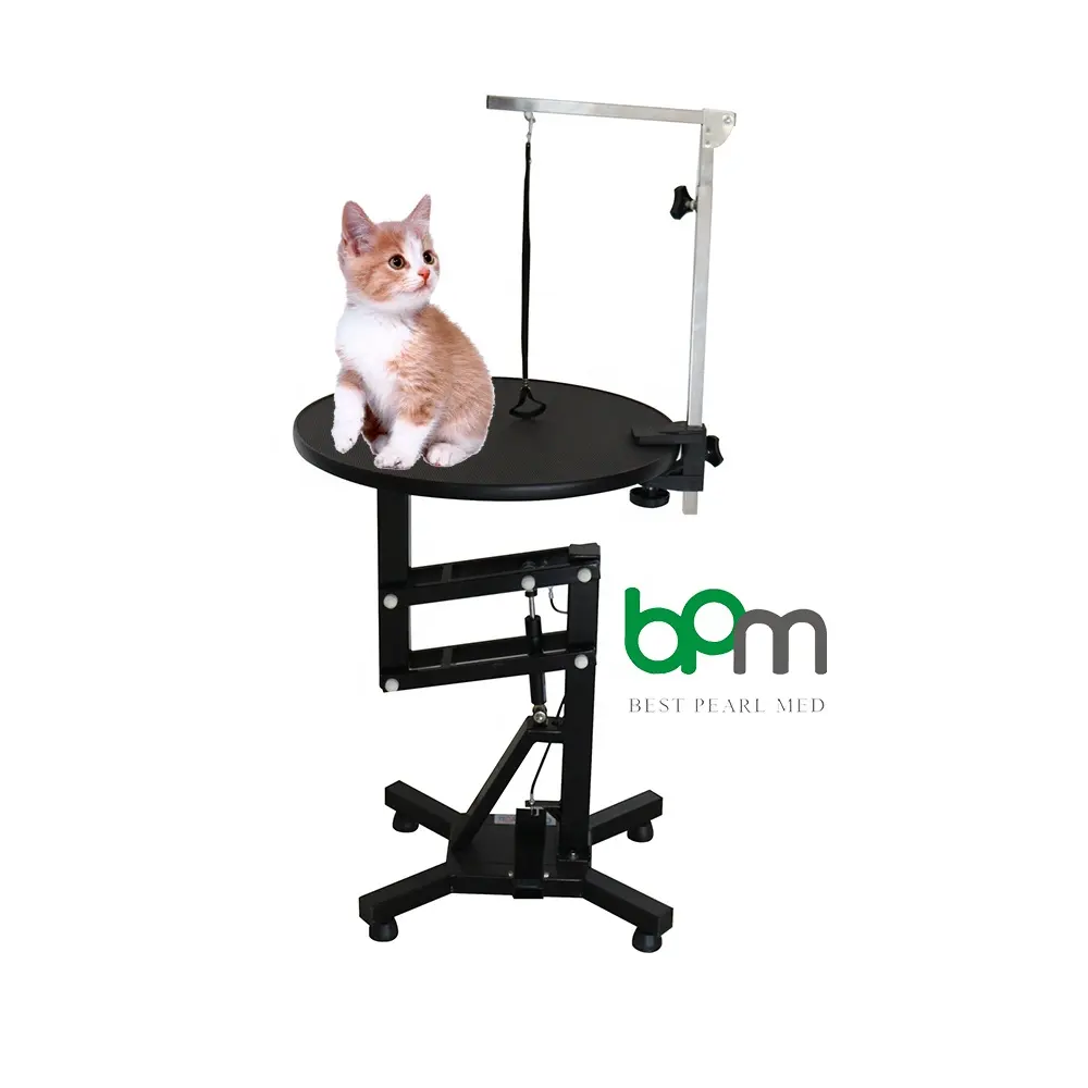 BPM-ET111V Customized stainless steel electronic dog accessories pet grooming table hydraulic